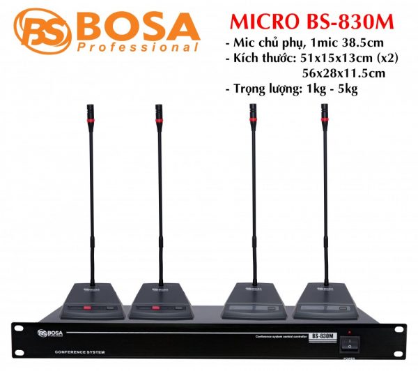 Micro hội nghị Bosa BS-830M 4