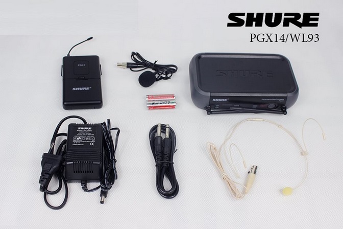 Micro cài áo không dây Shure PGX14/WL93 1