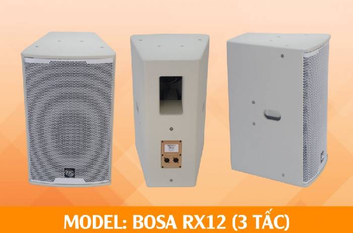 loa karaoke bosa rx12 là dòng loa sủ dụng củ bass 30 cm, dùng cho karaoke 