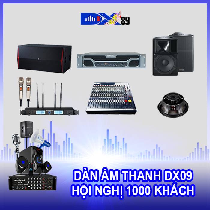 Bộ âm thanh DX09 - 1000 khách 1