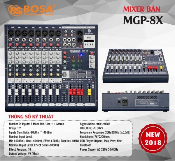 Mixer Bosa MGP8X 3