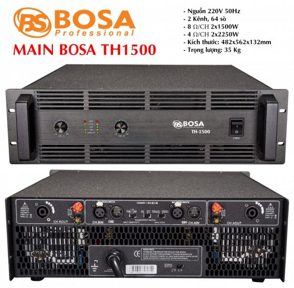 Cục đẩy công suất Bosa TH 1500 1
