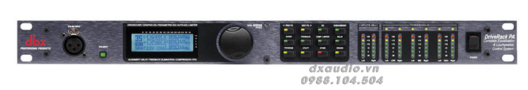 thiết bị xử lý âm thanh Diverrack DBX pa260 được lựa chọn sử lý hệ thống lắp đặt âm thanh hội trường ngân hàng 