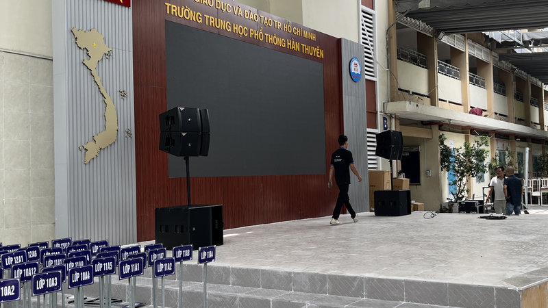 Hệ thống âm thanh sân trường Hàn Thuyên
