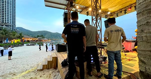 DXaudio triển khai hệ thống âm thanh tại biển nha trang DXaudio triển khai hệ thống âm thanh tại biển nha trang