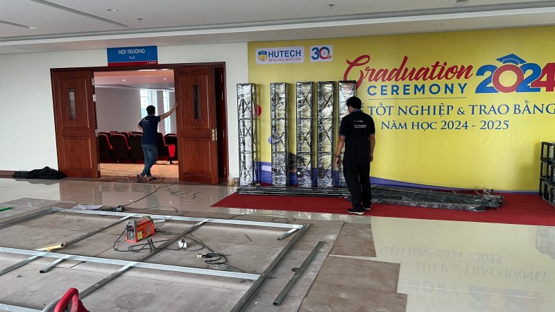 Hội trường của Đại Học Hutech
