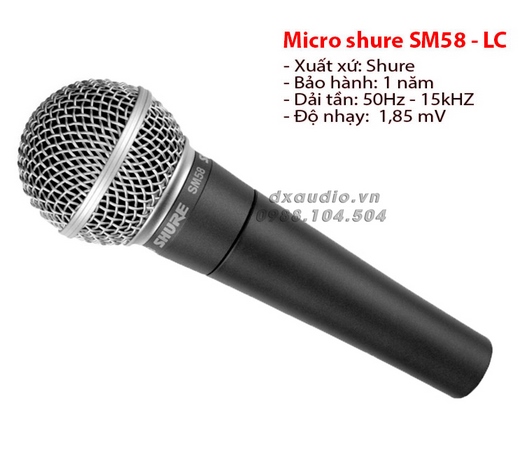 Micro có dây Shure SM58