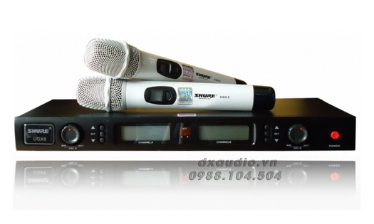 micro shure ugx8 sử dụng lắp đặt dàn âm thanh hội trường diện tích 200m2 giá rẻ