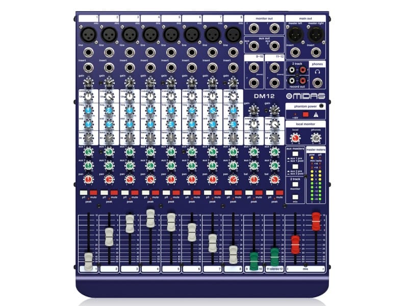 Mixer MIDAS DM12 – Bàn Mixer Analog