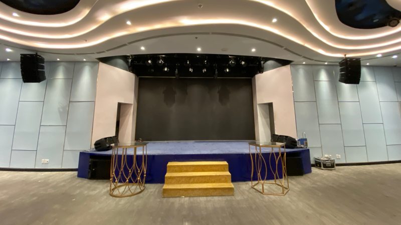 hệ thống âm thanh sân khấu cho nhà hàng tiệc cưới