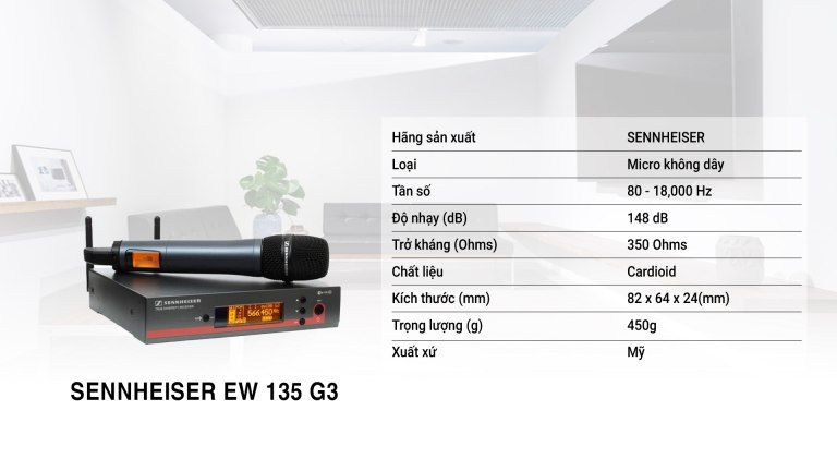 Micro Sennheiser EW 135-G3