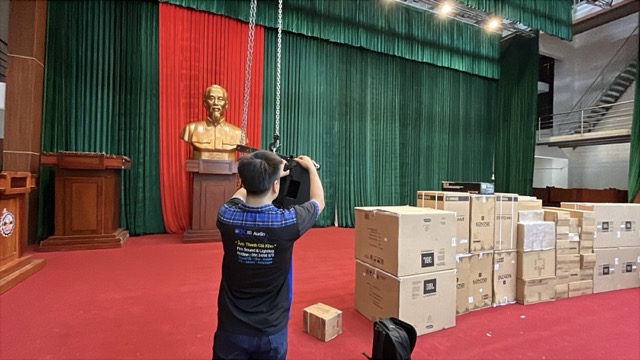 DXaudio thi công âm thanh hội trường lớn