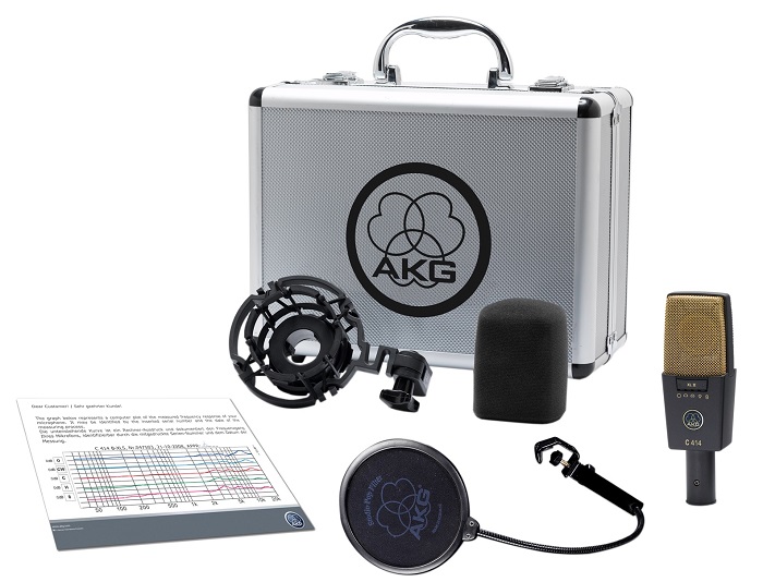 bộ Micro AKG C414 thu âm