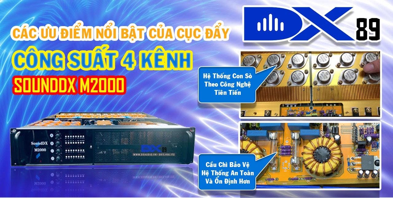 cục đẩy công suất Sounddx m2000