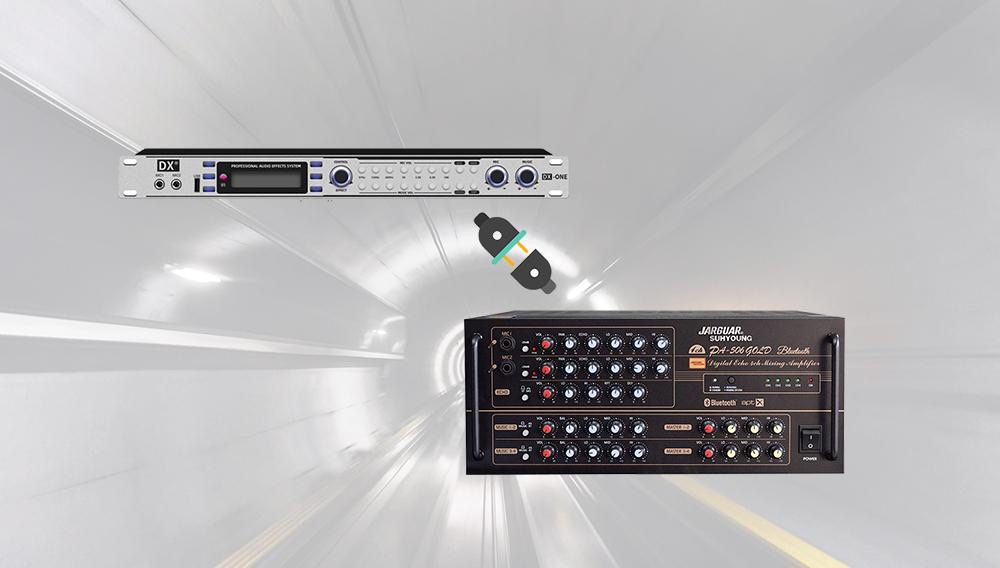 kết hợp amply với vang số