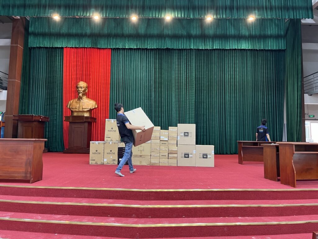 Dự án lắp đặt âm thanh hội trường - DXaudio