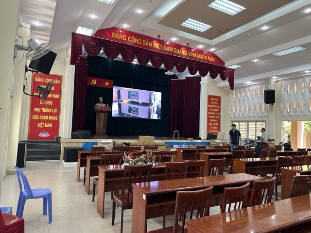 Hệ thống âm thanh hội trường và LED