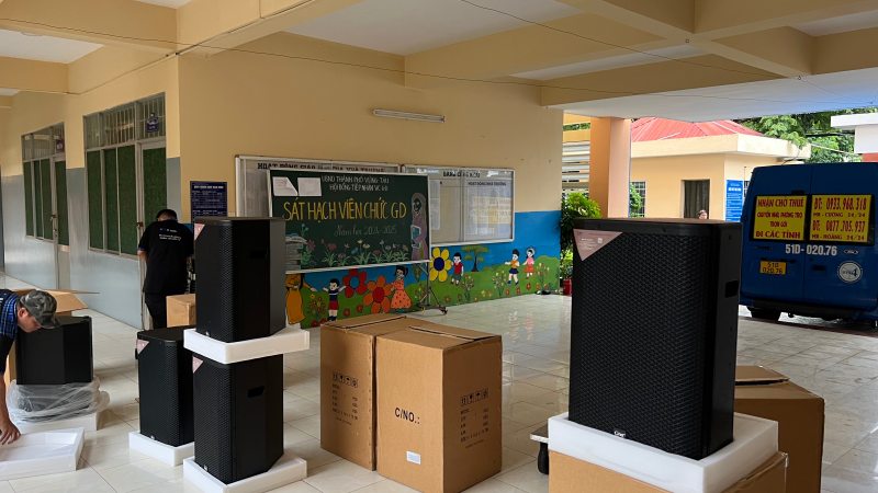 thiết bị âm thanh tại Trường Tiểu Học Trương Công Định, TP. Vũng Tàu
