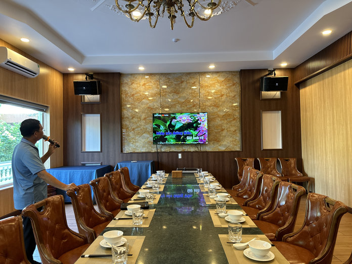 Một số phòng đã được trang bị sẵn loa JBL