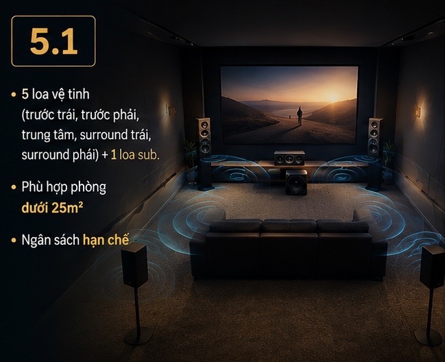 5 loa vệ tinh